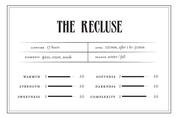 The Recluse - Perfume for the 4.17.26 New Moon