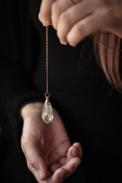 The Faceted Drop Perfume Amulet