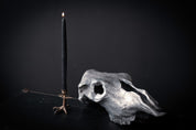 Black Beeswax Taper Candles