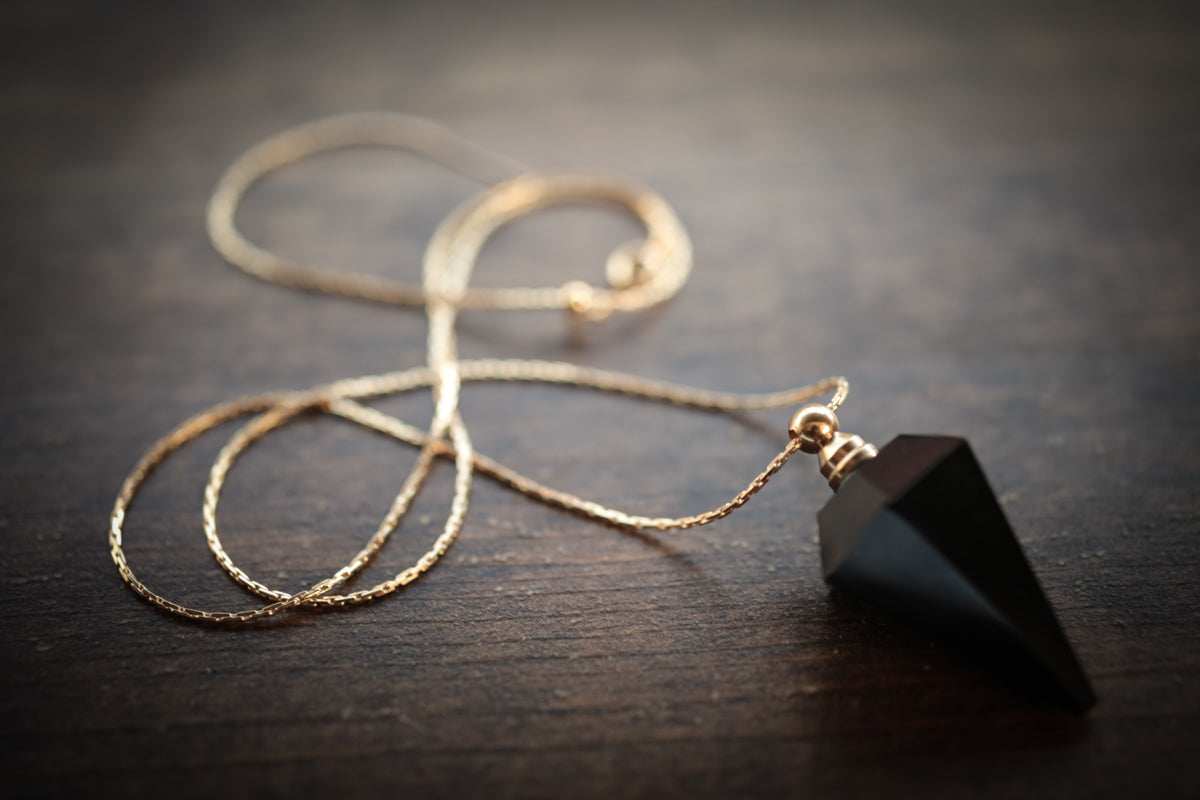 Smoky Quartz Vessel Perfume Amulet